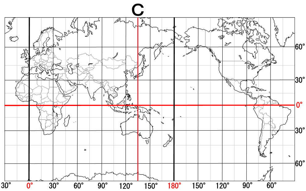 世界地図と緯線・経線（必修まとめ）｜教科の学習